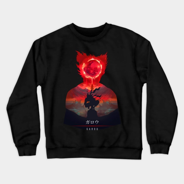 Garou - Bloody Illusion Crewneck Sweatshirt by The Artz